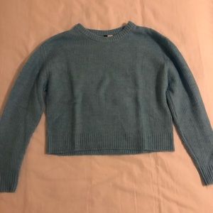 H&M extremely soft blue sweater
